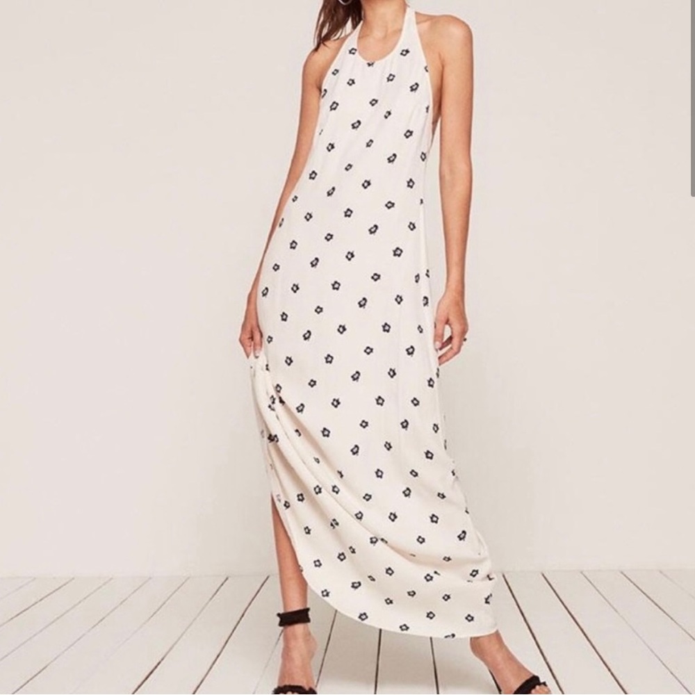 Reformation Ana size Small halter maxi